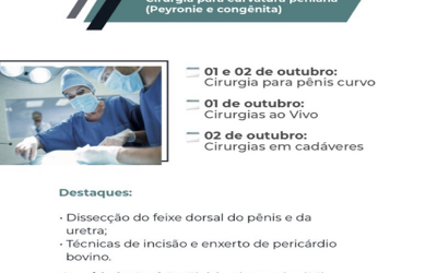 Cirurgia para Curvatura Peniana (Peyronie e Congênita) – 01 e 02 de Outubro 2022