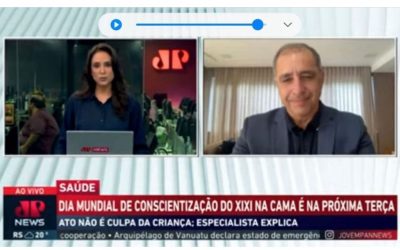 Entrevista na Jovem Pan falando sobre a importância da Enurese Noturna (xixi na cama)