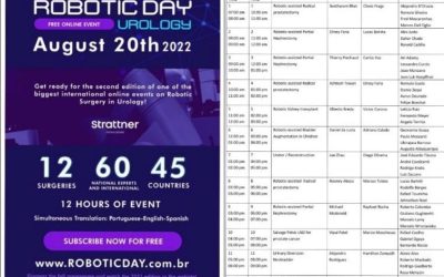 Robotic Day, importante evento que irá discutir a cirurgia robótica em todas suas nuances. Irei falar sobre O papel da Robotica na ampliação da bexiga.