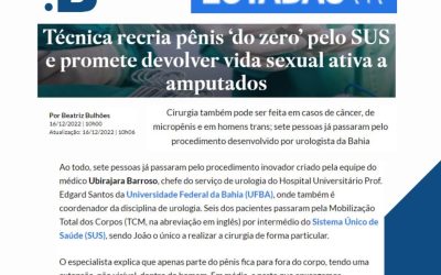 Ténica recria pênis “do zero” pelo SUS e promete devolver vida sexual ativa a amputadors