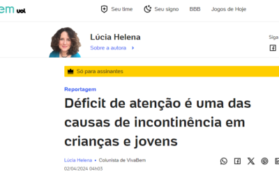 Entrevista à coluna de Lucia Helena do Viva Bem – UOL