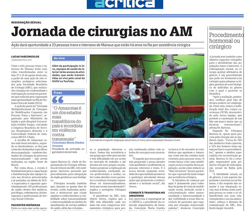 Dr. Ubirajara participa de Jornada no Amazonas e é notícia no maior jornal impresso local