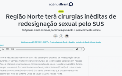 Agência Brasil noticia Jornada de cirurgias inéditas no Amazonas