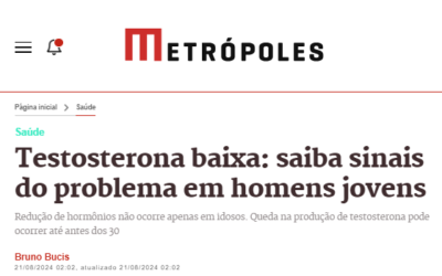 Testosterona Baixa: Urologista fala sobre taxa de hormônio em jovens