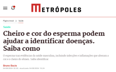 Saúde do sémen é tema de matéria no Metrópoles