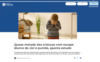 Estudo sobre punição e escape de xixi é assunto na Agência Einstein